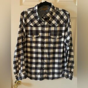 Jachs Girlfriend snap button shirt • women’s large